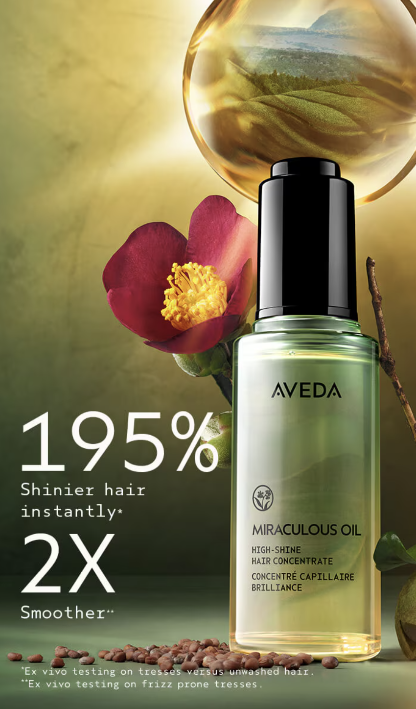 Miraculous Oil High-Shine Hair Concentrate — Aveda Institute Winnipeg